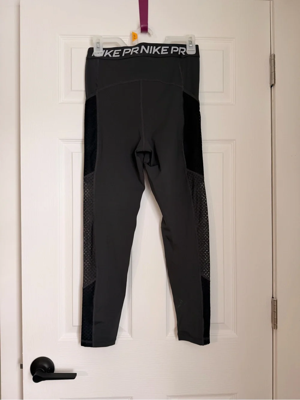 Nike Black Women’s Leggings with Mesh Panels